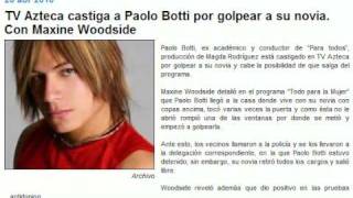 TV Azteca castiga a Paolo Botti por golpear a su novia 200410 [upl. by Issej]