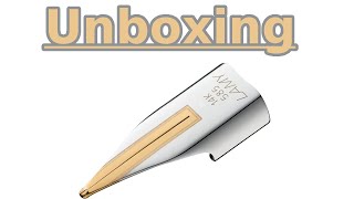 Goldfeder Unboxing Lamy Z 56 Feder 58514 kt [upl. by Norved]