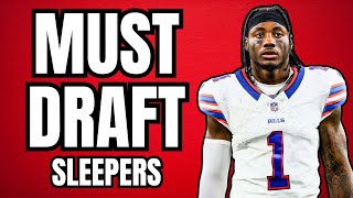 Top 10 Must Have Sleepers For 2024 Fantasy Football [upl. by Hillery332]