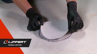 RV Roof Adhesive Patch Repair with Superflex Patch Material V1 [upl. by Forest]