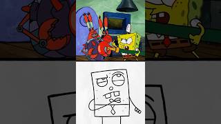 imitation krabs VS DoodleBob 😯  SpongeBob shorts [upl. by Garrison96]