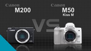 Canon EOS M200 vs Canon EOS M50 Kiss M [upl. by Chelsae440]