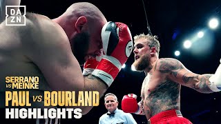 Jake Paul 1st Round Knockout vs Ryan Bourland  Fight Highlights [upl. by Prospero]