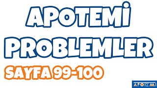 Apotemi Problemler Sayfa 99100 Çözümleri  APOTEMİ YAYINLARI [upl. by Claudelle]