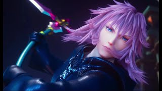 Kingdom Hearts 3 Tenks Vs Data Marluxia Critical [upl. by Laemaj]