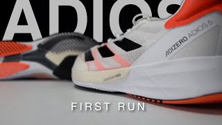 Adidas Adios 6  First Run [upl. by Leaw]