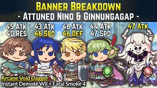 Attuned Nino Rearmed Ginnungagap Isadora amp Harken Demote Wil  Banner Breakdown [upl. by Tabitha]