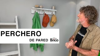 Cómo hacer un perchero de pared 🔧 Proyecto ¡DIY con palet de madera reciclada 😍  Bricomanía [upl. by Lebezej341]