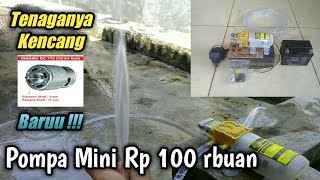 Ide Kreatif Alat Cuci MotorMobil Pompa Air Mini Shell harga Rp 100 ribuan [upl. by Yentuoc]