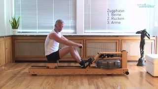 WaterRower Rudergeräte Rudertechnik  10 Tipps für das richtige Rudern  time4wellness [upl. by Pedersen998]