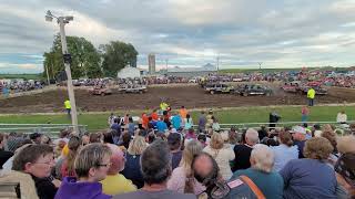 2024 Houston County Fair Demo Derby Full Size Trucks [upl. by Alletse]