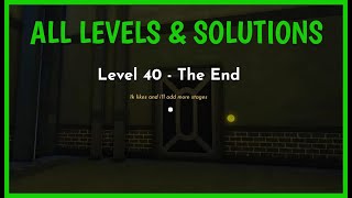 ESCAPE ROOM ACADEMY ALL LEVELS  1  40 Walkthrough Roblox [upl. by Iturk329]