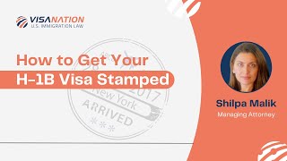 H1B Visa Stamping Process Explained [upl. by Mik]