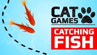 CAT GAMES  CATCHING FISH ENTERTAINMENT VIDEOS FOR CATS TO WATCH [upl. by Llehsal]