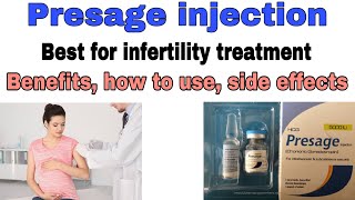 presage injection 5000 iu uses in urdu How to use  side effects complete guidance [upl. by Hoopes57]