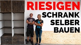 🔥 RIESIGEN 🔥 Schrank Einbauschrank selber bauen [upl. by Epner]