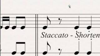 Staccato And Legato Explained [upl. by Knowling]