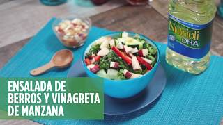 Ensalada de Berros con Nutrioli DHA [upl. by Marelda]