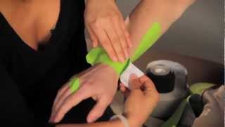 Kinesiology Tape Application for Carpal Tunnel [upl. by Drawe]