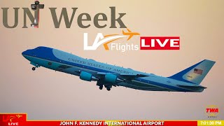 🔴LIVE JFK AIRPORT ACTION  John F Kennedy International  Live Plane Spotting [upl. by Yrot141]