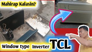 TCL Window Type Inverter  Deep cleaning [upl. by Nitfa970]