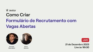 Formulário de Recrutamento com Vagas Abertas [upl. by Bergstein781]