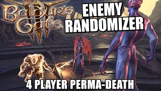 🔴 BG3 Randomizer 4 Player Honor Mode Permadeath [upl. by Amelus]