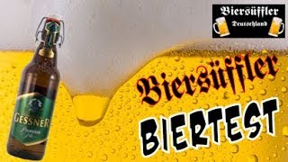 Biertest  Gessner Premium Pils [upl. by Jeremiah]