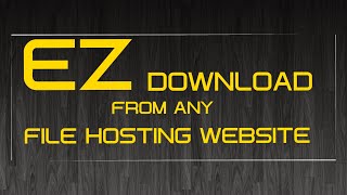 The easiest way to download from File Hosting Website Check it out [upl. by Eillas]