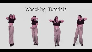 How to Waacking Tutorial 1  Easy Steps for Beginners  ELEMENTS [upl. by Aipotu]