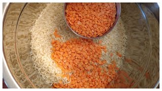 Cook red lentils with rice this way the result will be delicious and Amazing Easy and recipe [upl. by Gan]