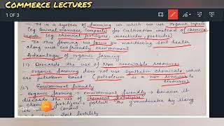 organic farming  advantages and disadvantages of organic farming  class 12 Indian economic devel [upl. by Sadonia]