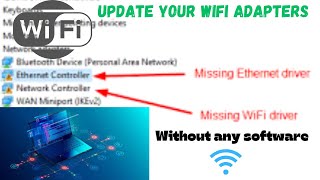 Automatically Update WiFi Driver Windows 10 In Laptop Simple and Quick Way [upl. by Rockwell903]