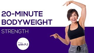 20Minute Bodyweight Strength Workout all levels [upl. by Gaby]