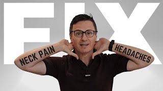 FIX Neck Pain AND Headache Relief  Dr Jon Saunders [upl. by Vanya605]