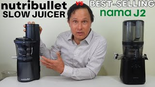 Nutribullet Slow Juicer vs Nama J2 Cold Press Review Comparison [upl. by Spencer]