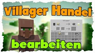 Villager Handel anpassenändern  Tutorial Mit summon Command [upl. by Namyh]