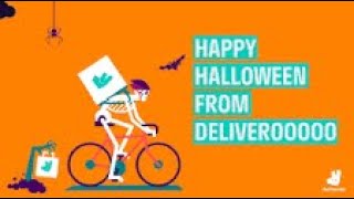 deliveroo rider nearly gets tricked on Halloween 🎃🧙‍♀️🐈‍⬛ 👻 🍭 🍬 🍫 [upl. by Tommie904]