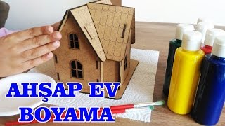 AHŞAP EV BOYAMA [upl. by Wootten]