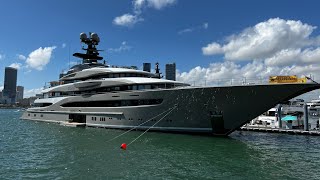 Miami Boat Show 2023  Superyachts and €330 Million Boat [upl. by Buffo]