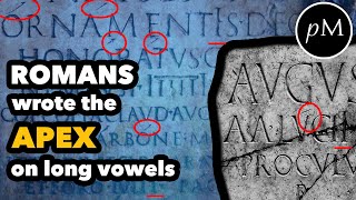 Romans did write with macrons Video essay on Latin Apices amp Hidden Quantity [upl. by Chesney]