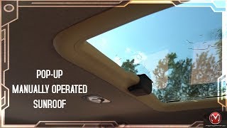 PopUp Manual SUNROOF  MOTORMIND  Webasto [upl. by Fisk]