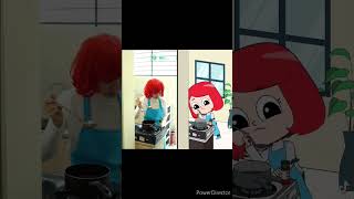 What your mom lags   Real vs Cartoon  shorts imsiowei sioweiworld [upl. by Madalena]