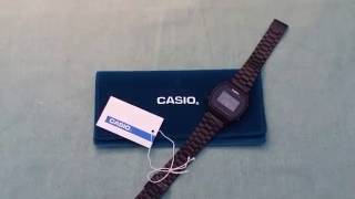 Casio B640WB1BEF unboxing review ελληνικό english subs [upl. by Anilet]