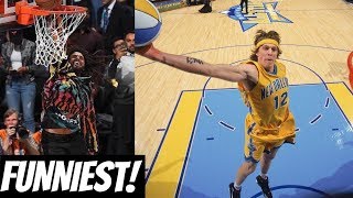 NBA FUNNIEST amp WORST Dunk Contest Fails [upl. by Gautea]