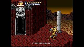 Battletoads in Battlemaniacs Super Nintendo SNES Gameplay [upl. by Dwinnell]