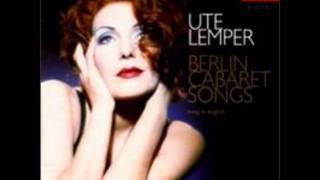 Ute Lemper  Mir ist heut so nach Tamerlan [upl. by Lamek256]