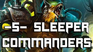 5 More Sleeper Commanders [upl. by Aisyle]