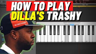 JDilla Trashy Piano Tutorial Download sample [upl. by Suitangi257]