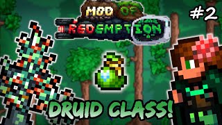 Thorn Bane of the Forest Terraria Mod of Redemption DRUID CLASS Lets Play 2  MoR Playthrough [upl. by Sargent]